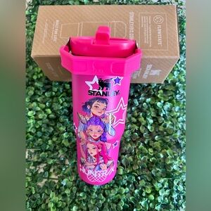 Customized pink Stanley w k pop Demond hunter design